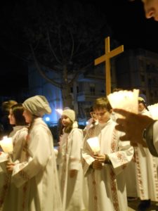 Parrocchia Gesù Risorto - Triduo Pasquale 2016 - Via Crucis Arbostella - don Nello Senatore - Mauro Grandinetti