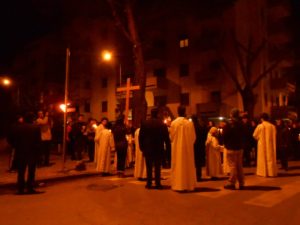 Parrocchia Gesù Risorto - Triduo Pasquale 2016 - Via Crucis Arbostella - don Nello Senatore - Mauro Grandinetti