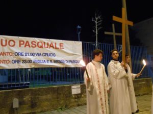 Parrocchia Gesù Risorto - Triduo Pasquale 2016 - Via Crucis Arbostella - don Nello Senatore - Mauro Grandinetti