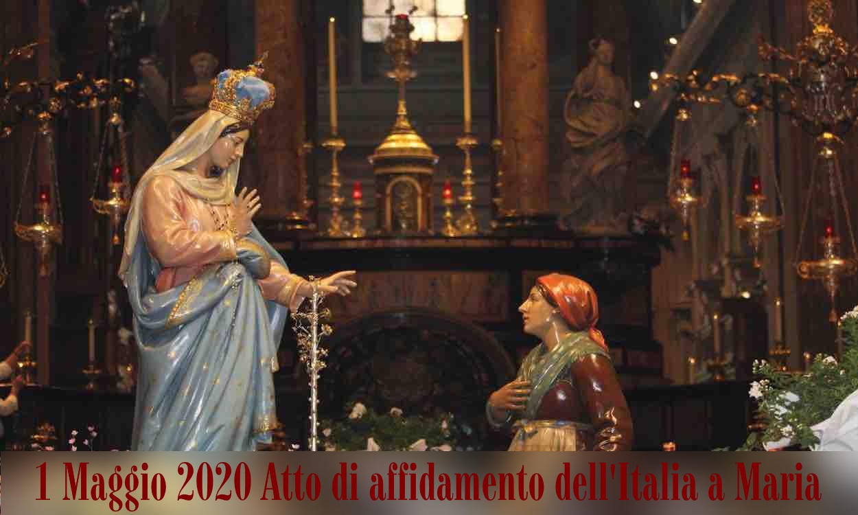 1 Maggio Atto Di Affidamento Dell Italia A Maria Parrocchia Di Gesu Risorto