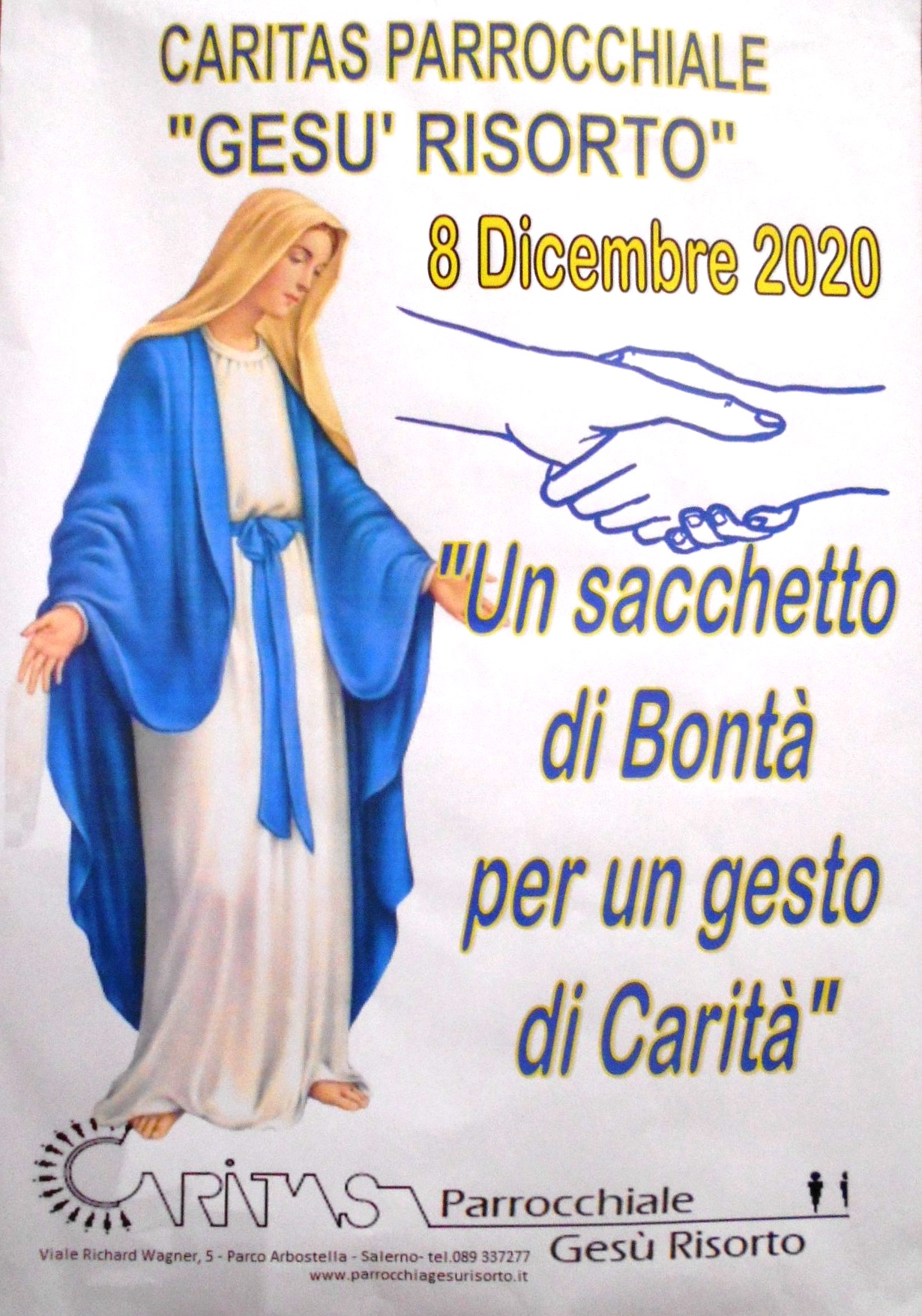 Caritas 8 dicembre 2020